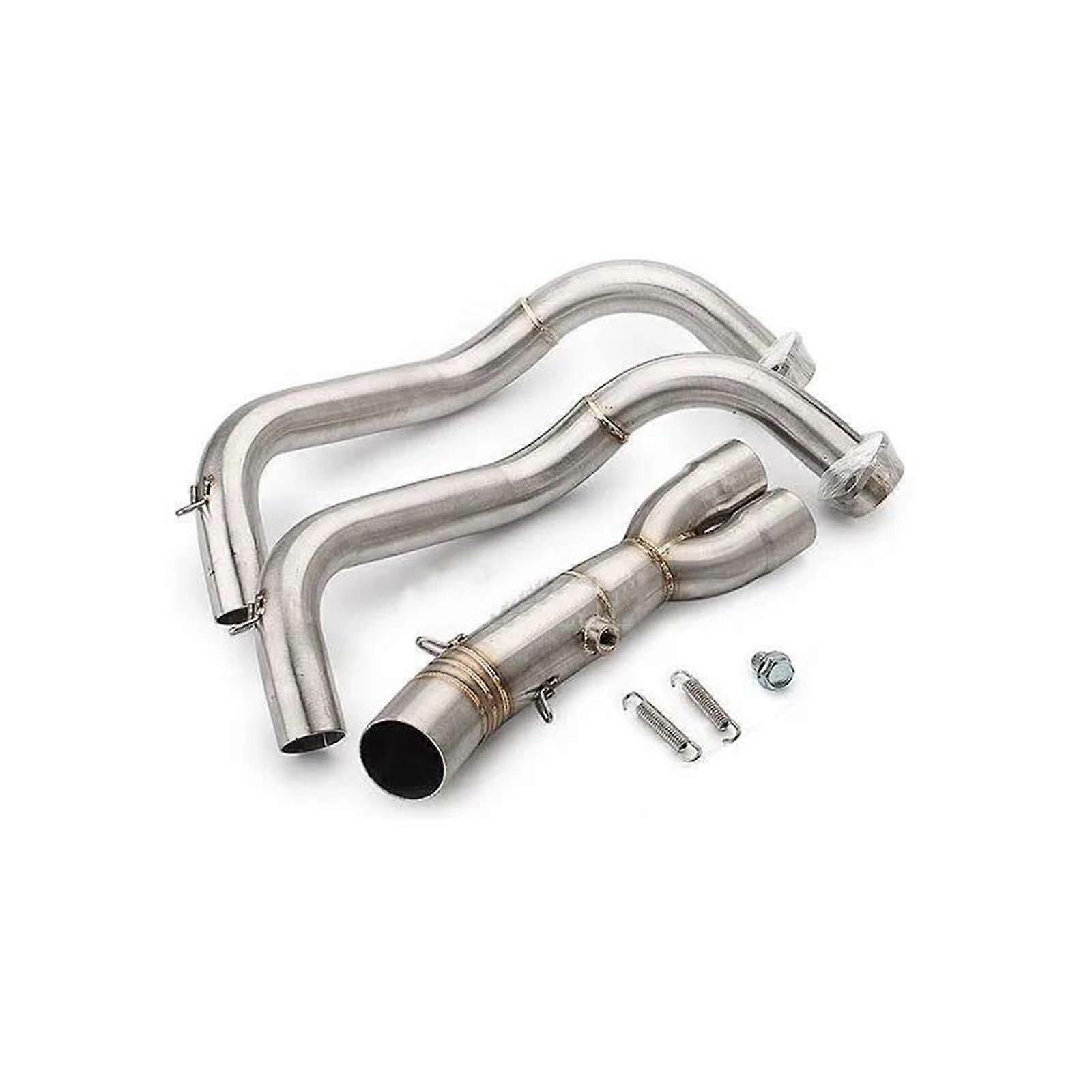 Exhaust Pipe Deflector Motorcycle Exhaust Complete System Front Pipe Modified 51 mm Silencer Slipon for MT07 MT07 FZ07 2014 R7