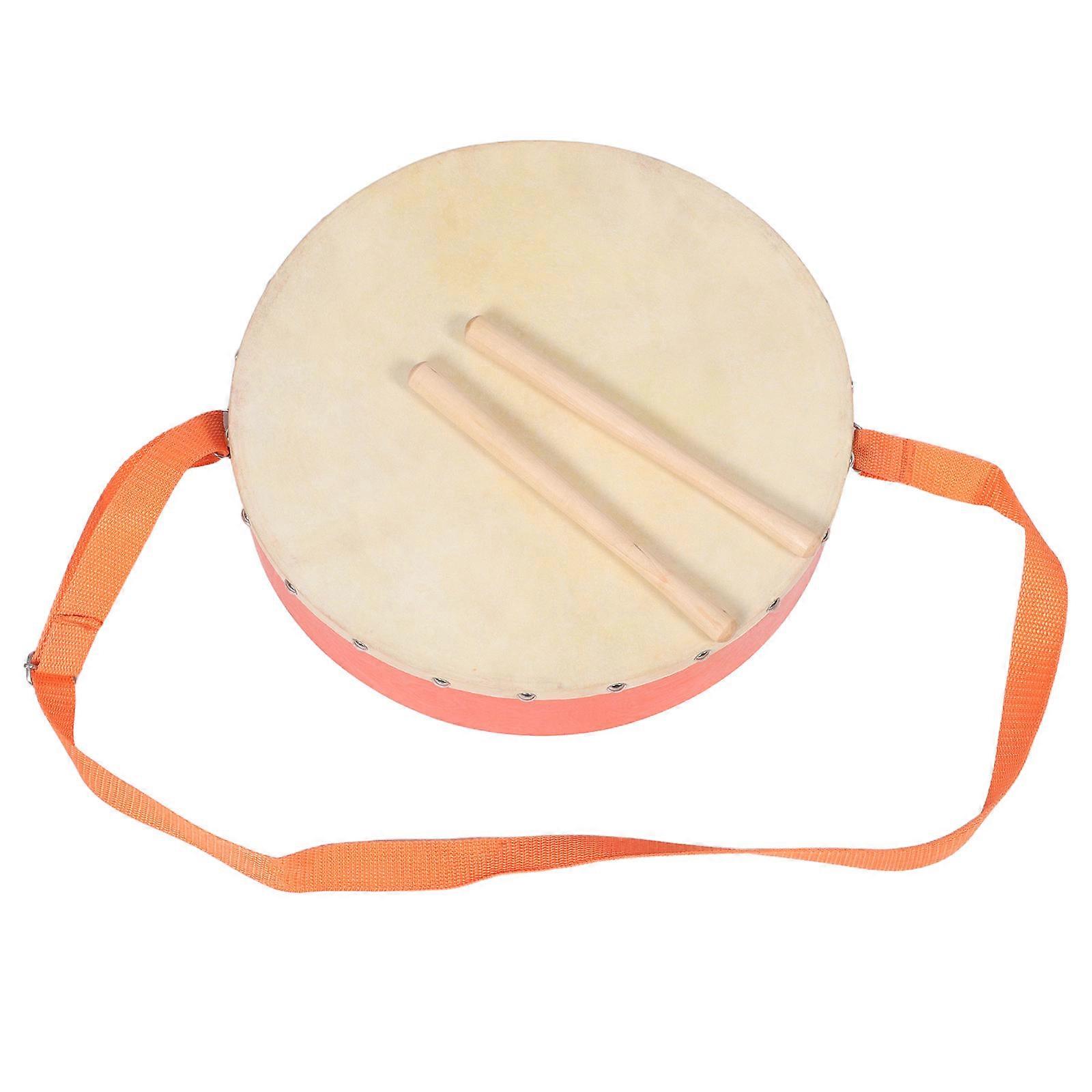 1 Set Marching Drum Wooden Percussion Instrument for Preschool Music Education Interactive Play Enhancing Rhythm and Coordination Skills