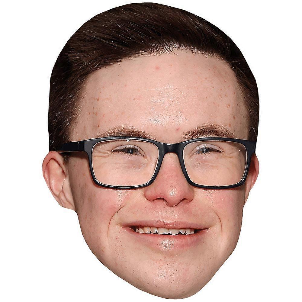 George Webster (Smile) Celebrity Mask, Flat Card Face