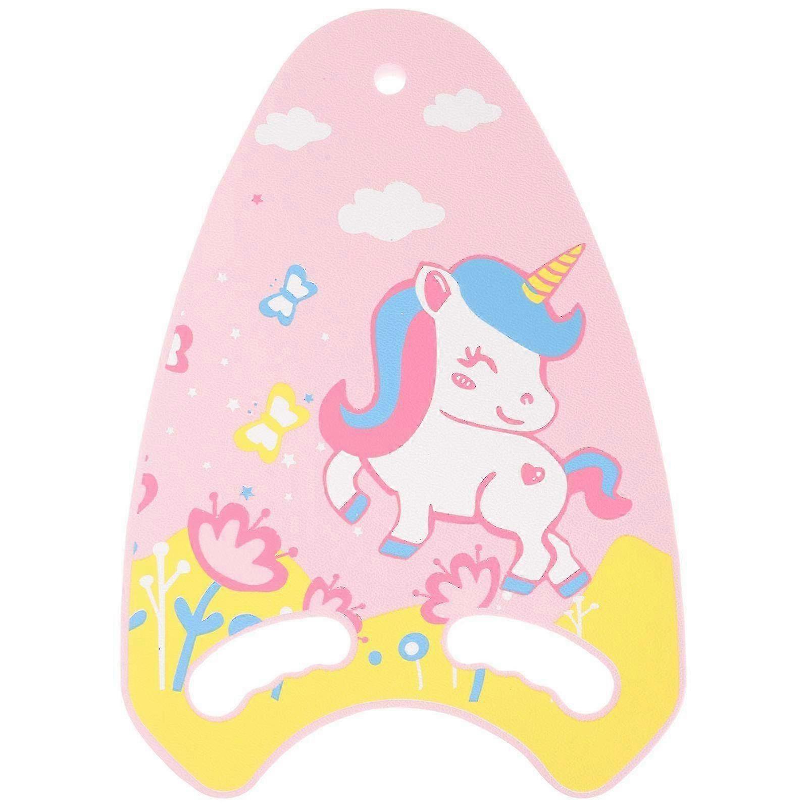 Cartoon Kids Swimming Kickboard - Tavola galleggiante portatile da 46x31,5 cm per divertenti giochi d'acqua e pratica del nuoto