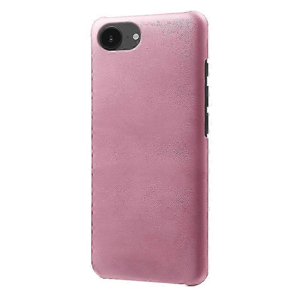 Grey Calf Texture PU Leather and Hard PC Protective Phone Cover for the iPhone 16.