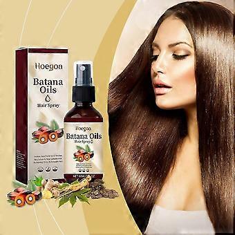Batanaöl für Haarwachstum, 60 ml Haarspray mit rohem Batanaöl, ätherisches Batanaöl für die Haarpflege, pflegt sanft krauses Haar