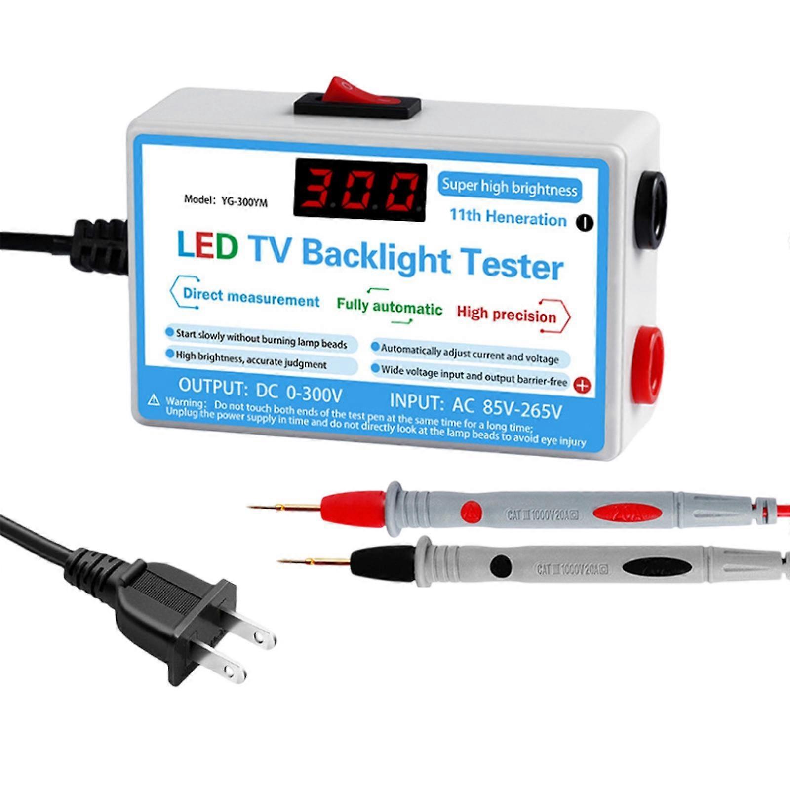 LED TV Backlight Tester 0-300V Output Multipurpose for LED Light Repairs