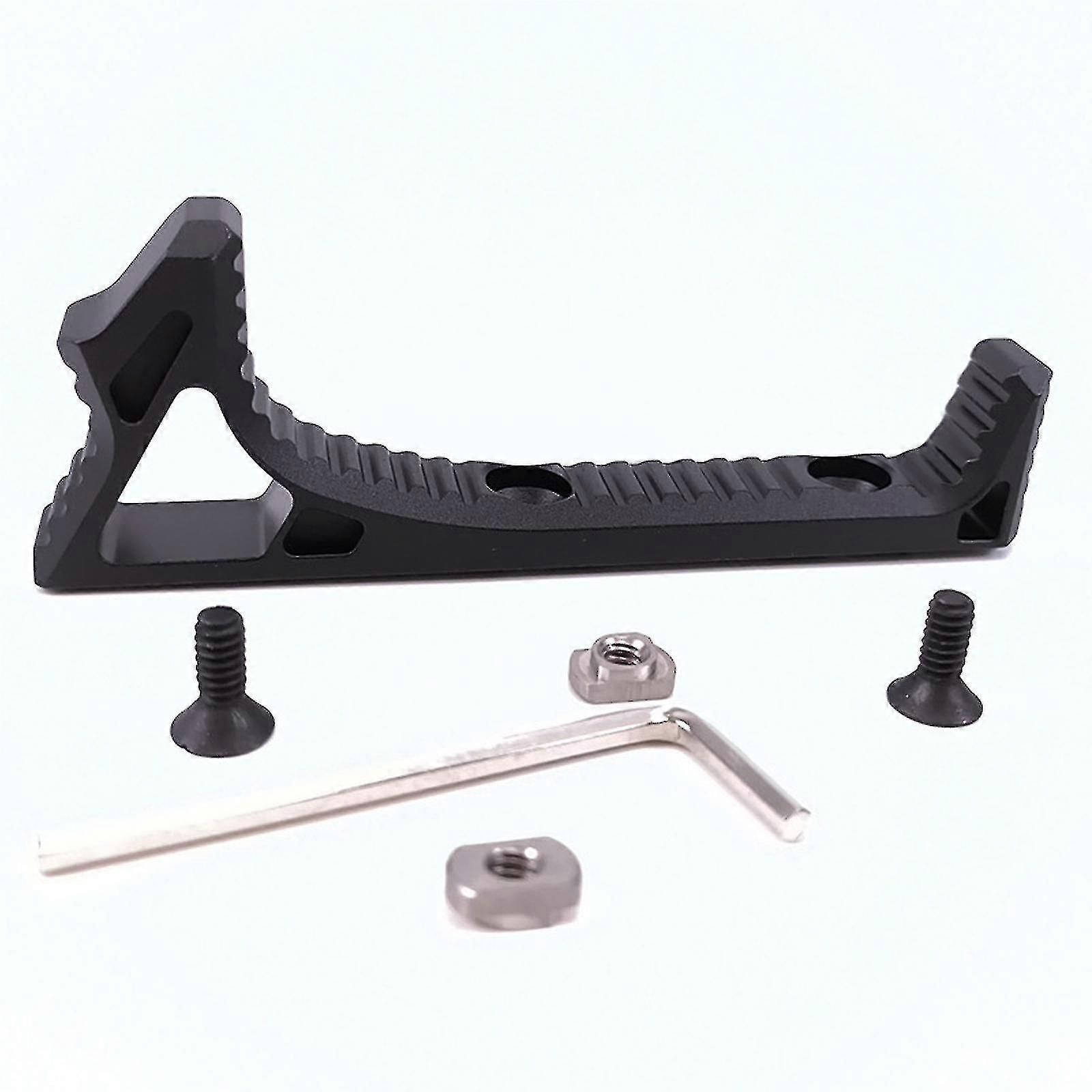 Aluminum front handguard, red/black color scheme, 4.65x1.57 inches, suitable for keyway/M - Lok rails