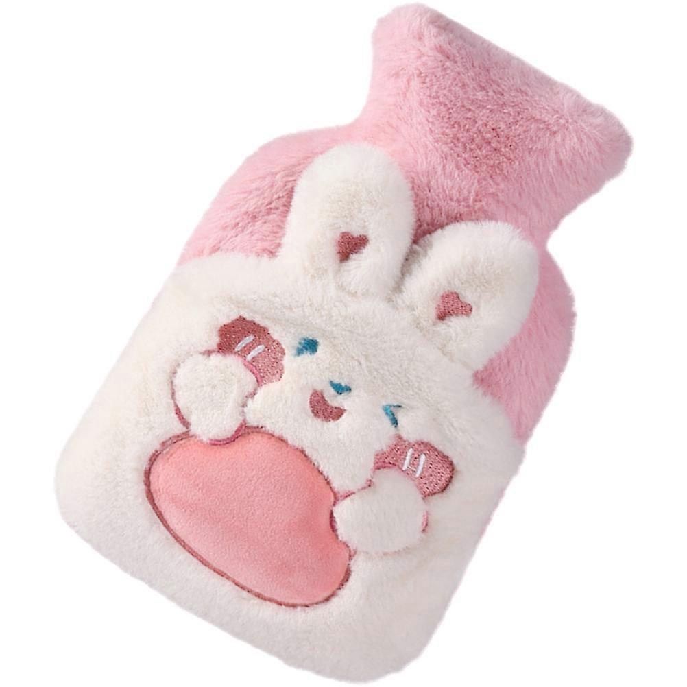 Water-Filled Hand Warmer Bag In Cartoon Rabbit Shape For Winter Season To Relieve Cold And Joint Pains 1Set