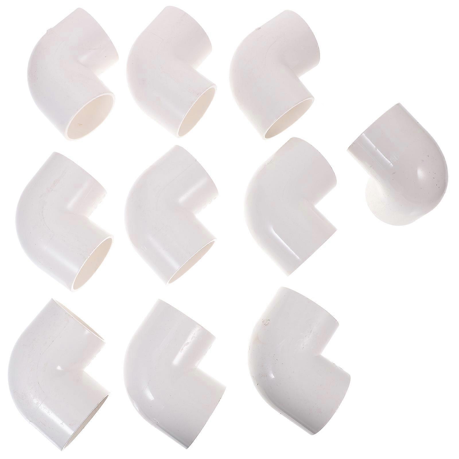 Plastic Water Pipe Joint 10Pcs Black Elbow Connector Suitable For Fish Tank And Garden Irrigation