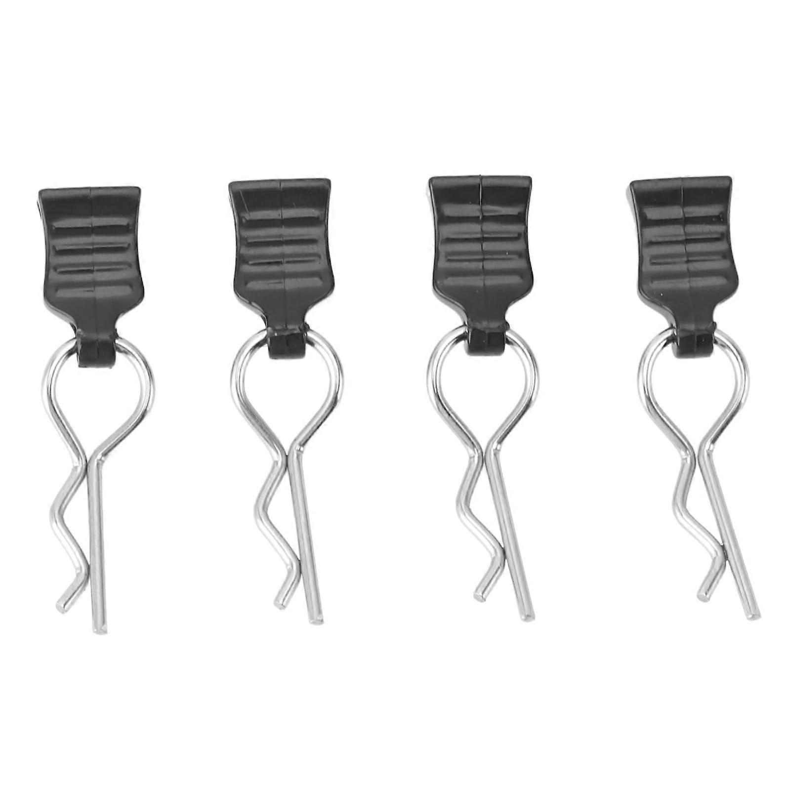 Strong Adaptability, Stable Fixation, Pack of 4 RC Body Clips, R Pin Clips for 124008 124010, Designed with Strong Versatility