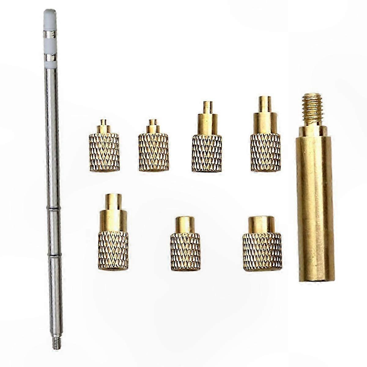 Brass M2-M8 Threaded Heat Insert Nut for Soldering Iron Tips T12 Internal Thread Hot Nut Adapter