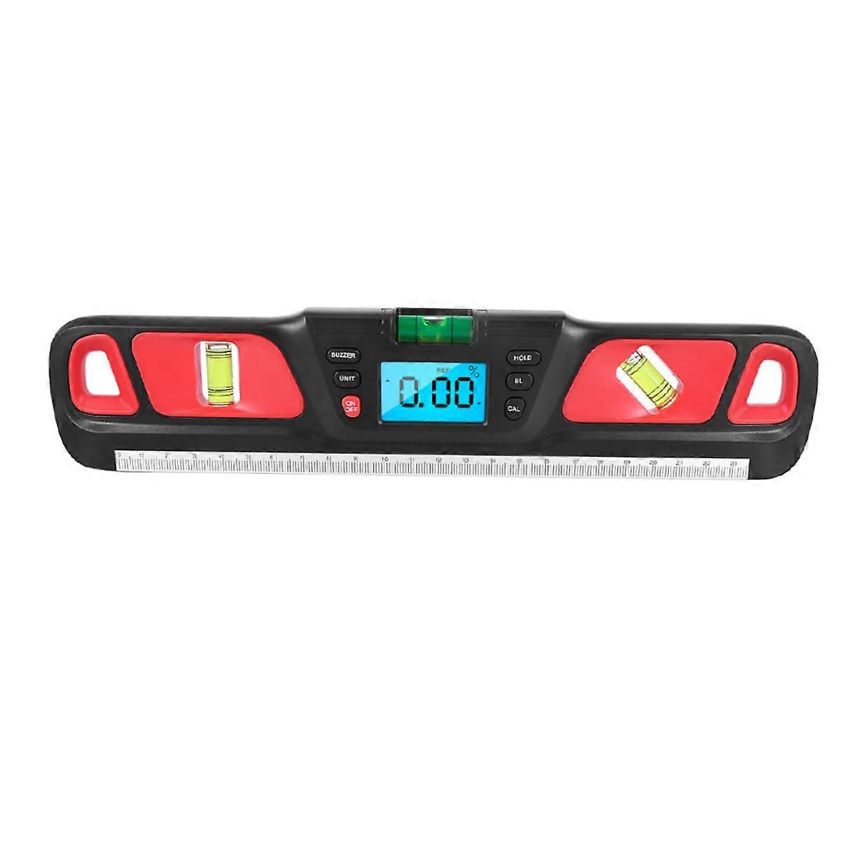 Mini Water Level with Backlight for Precise Leveling of Picture Frames, Posters and Household Projects