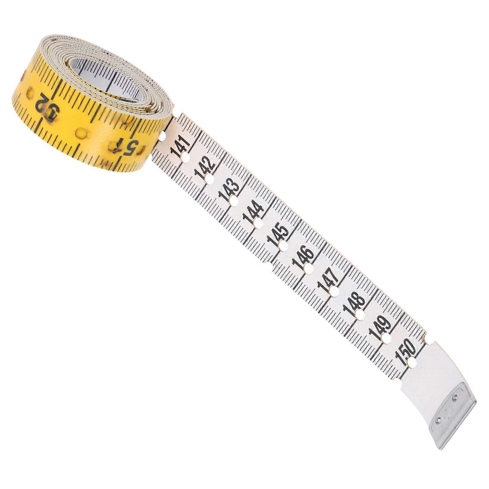 Portable Measuring Tape - Flexible Soft Ruler for Fabric Measurements, Sewing Projects, and Crafting, 60 Inch Length