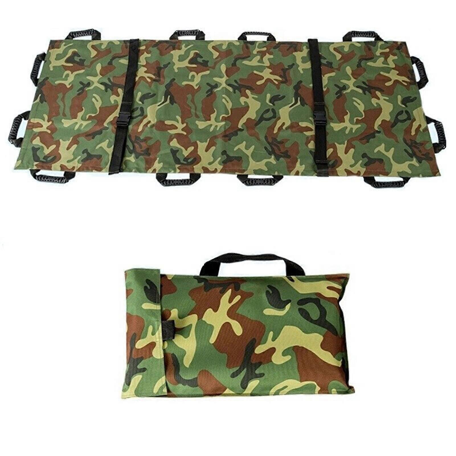 Emergency Rescue Carrier Thickened Nylon Fabric Folding Emergency Carrier Field Battle Portable Soft Carrier Patient Transport
