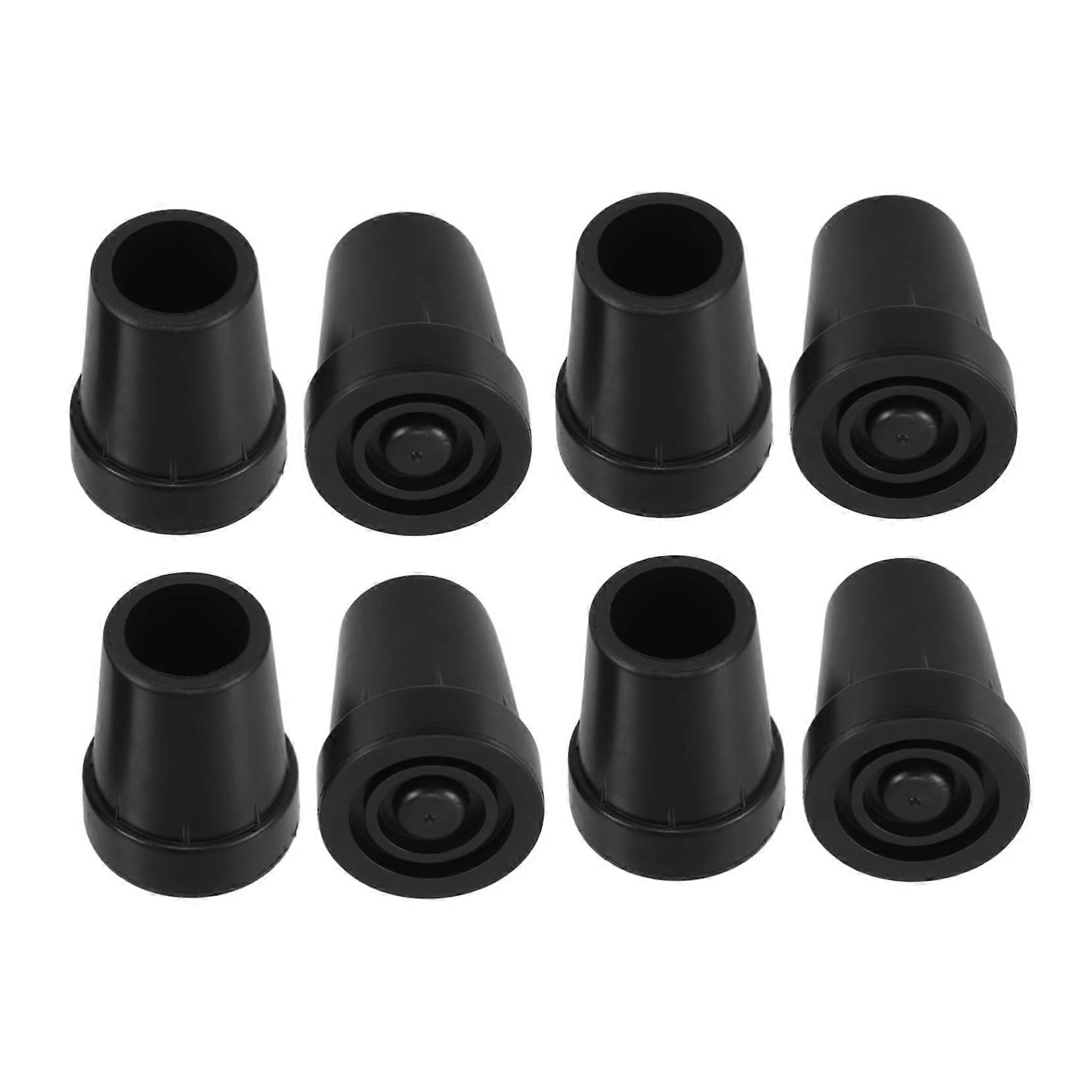 8-Piece Non-Slip Handrail Feet for Seniors Durable Replacement Tips for Walking Sticks Easy Fit for Stability and Safety