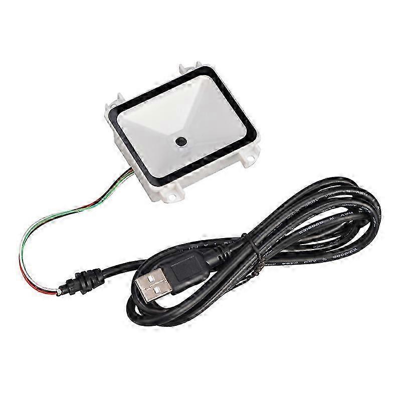 Enhanced 2D Barcode Scanner with USB and QR Support - RS232 TTL Interface for Kiosk Installation - Fixed Small Barcode Reader
