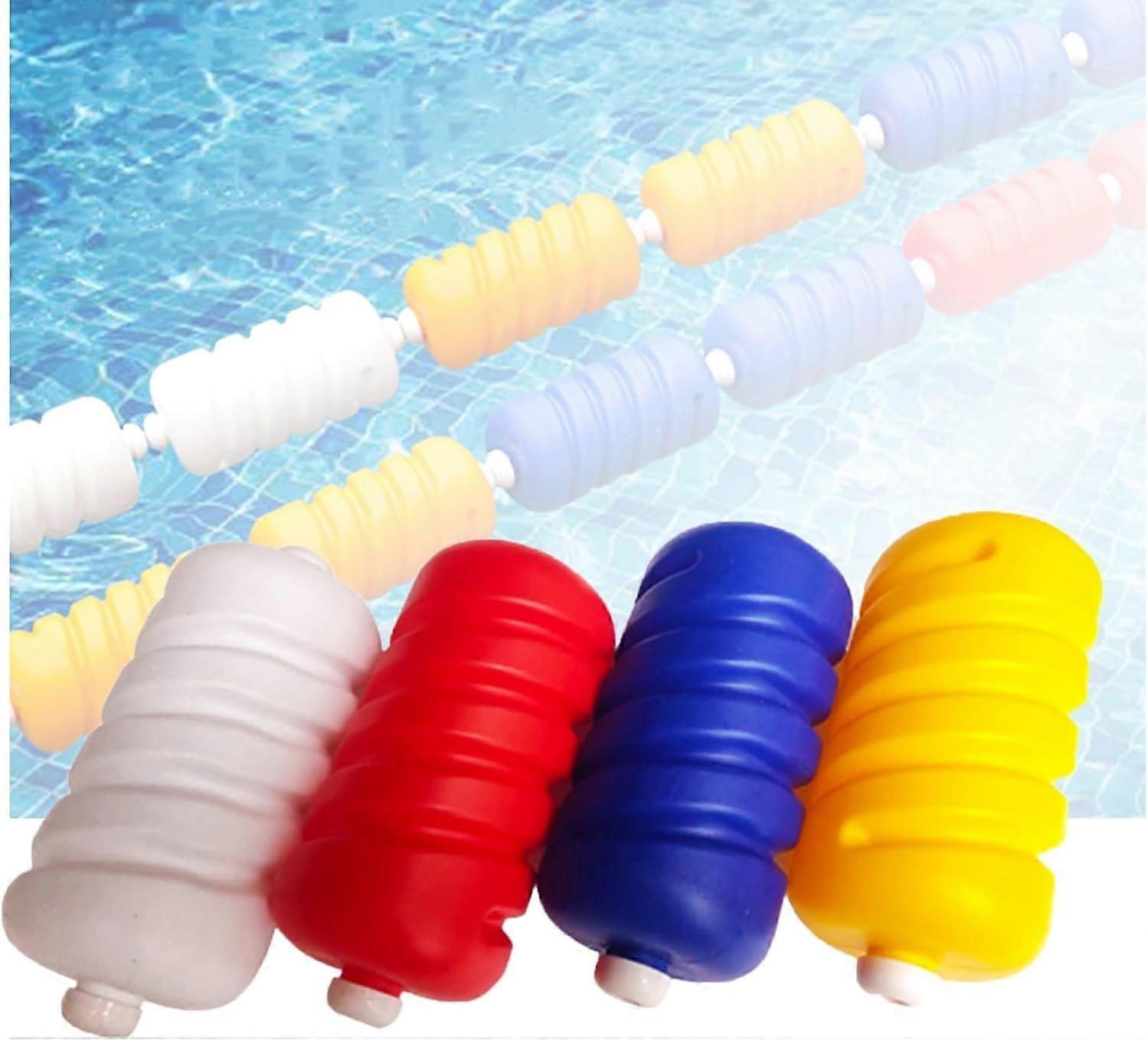 حبل أمان المسبح مع عوامات ، عوامات فاصلة مثبتة مسبقا مع خطافات (سلك فولاذي ، 3 م / 10 أقدام)