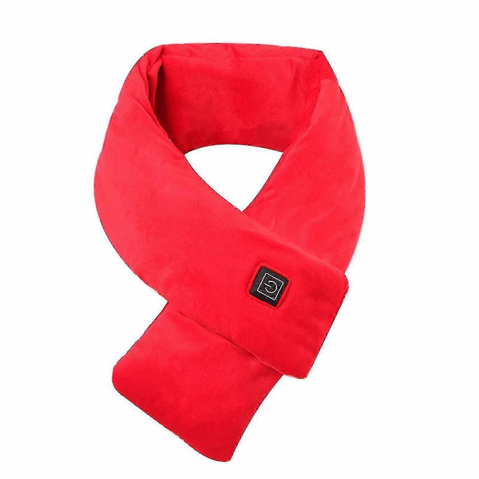Adjustable Heating Scarf with 3 Temperature Settings, Machine Washable Neck Warmer for All Ages