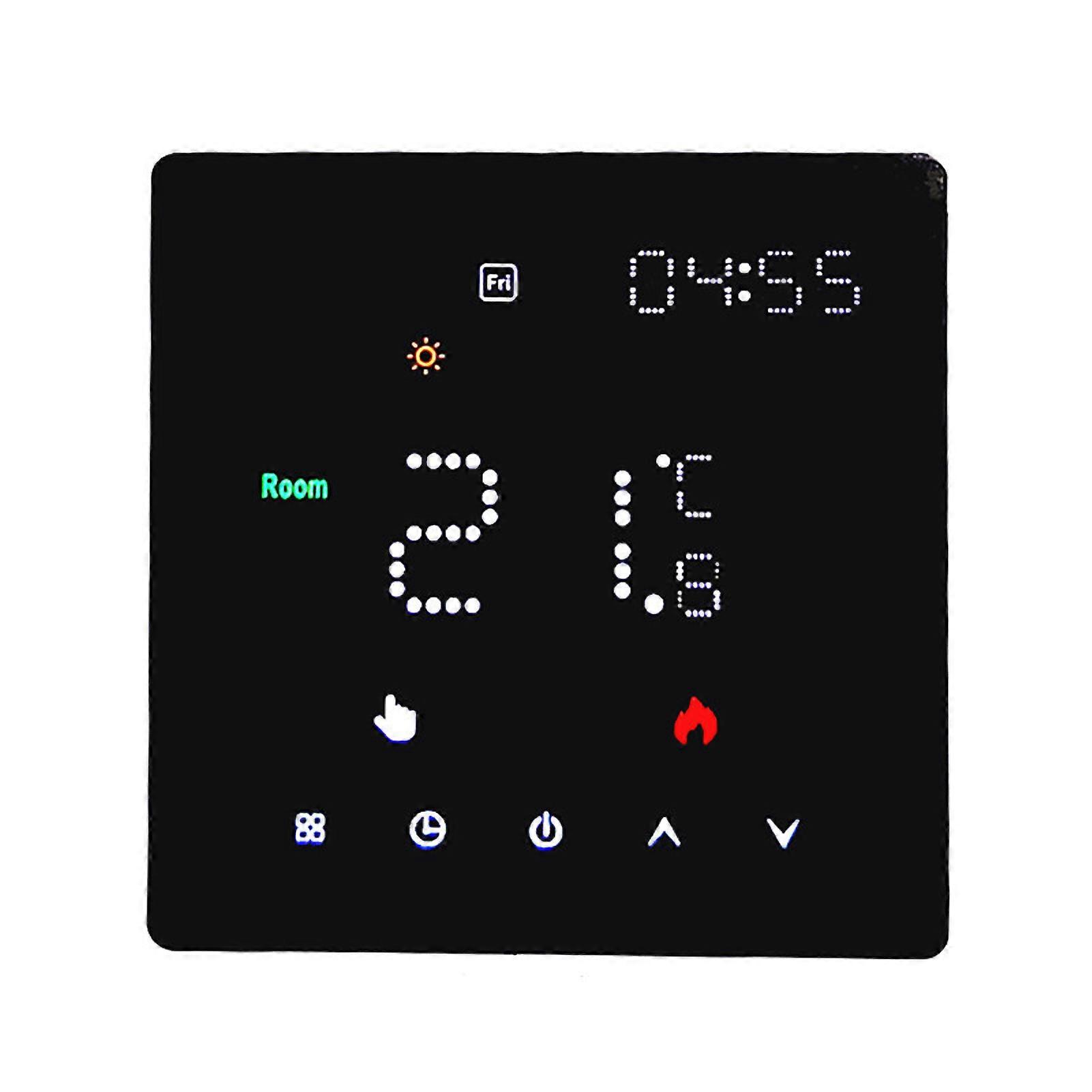 Temperature Controller Weekly Programmable Temperature Timing Setting Brightness Adjustable Thermostat