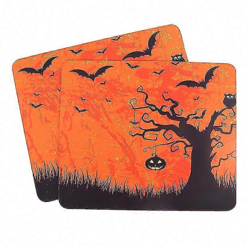 2pcs Halloween Mouse Pad for Computer Decorations