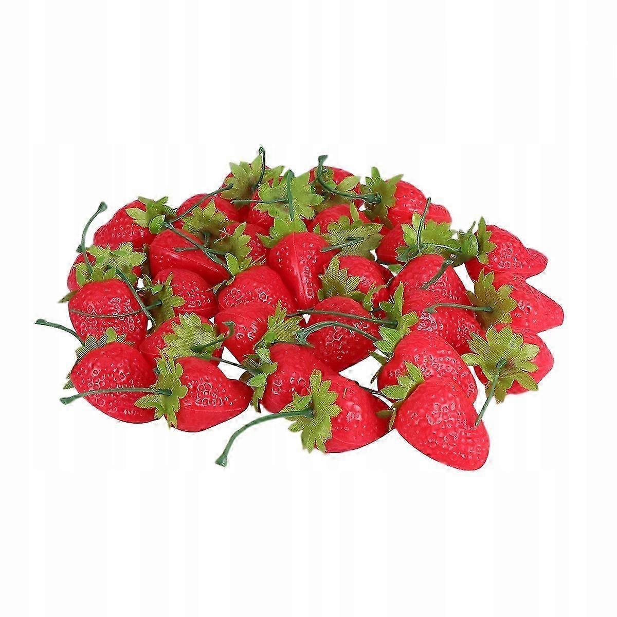 Fake Fruit Models Imitation Strawberry Artificial