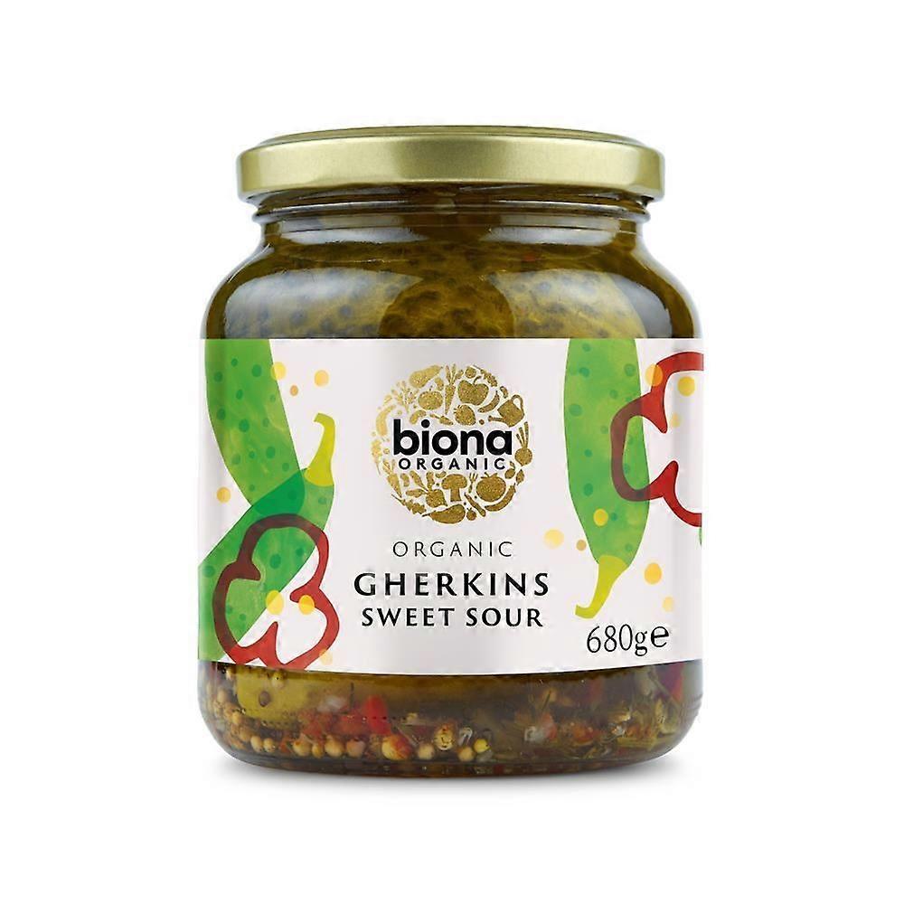 Biona Organic Gherkins 680g - 4 Pack
