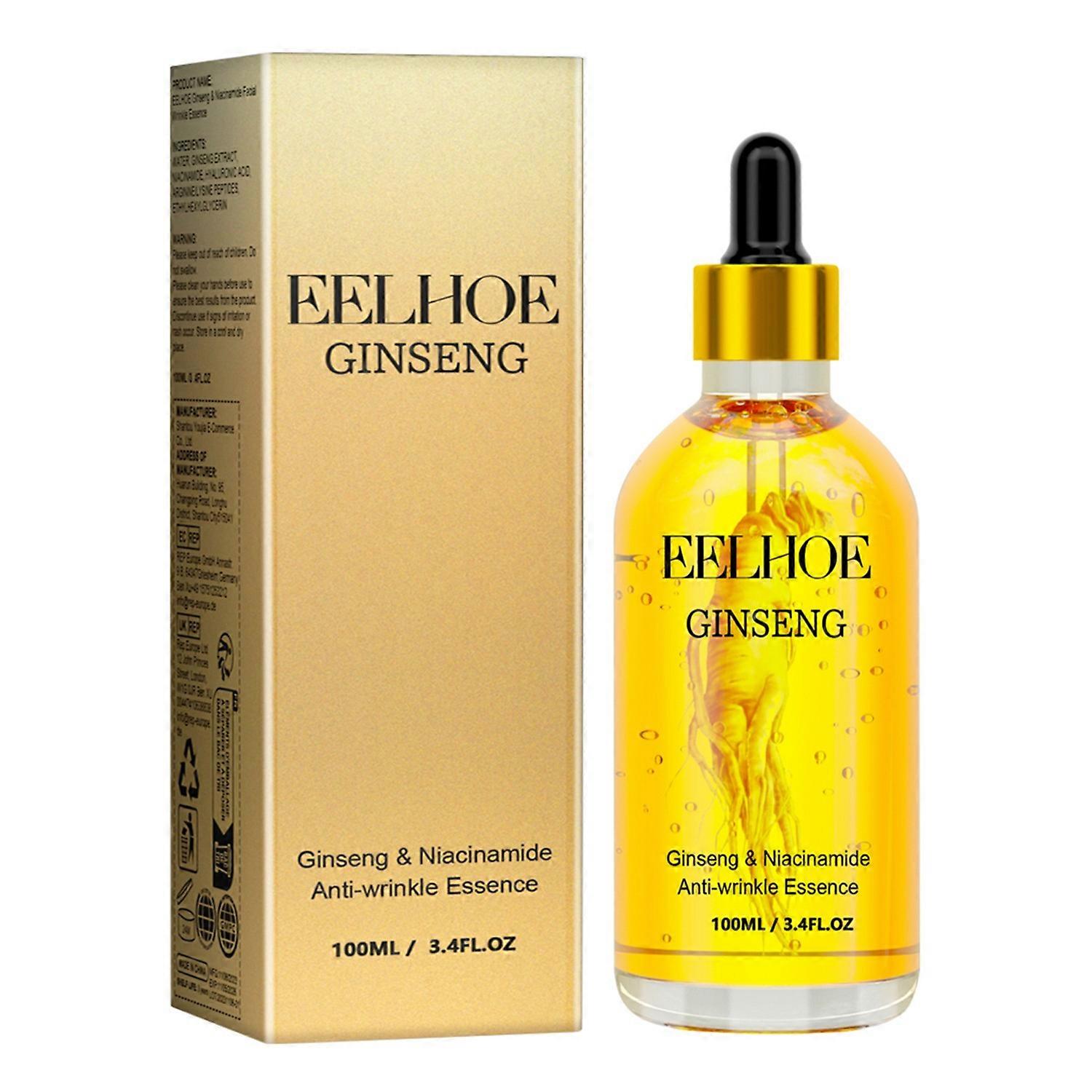 1-6PCS EELHOE Ginseng Face Serum Moisturizing Hydrating Nourishing Essence Anti Aging Wrinkle Reduct