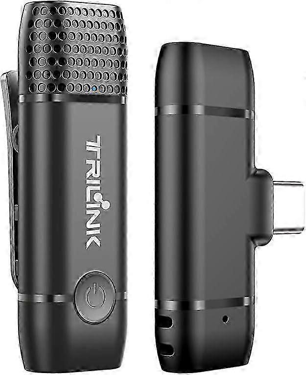 Premium Wireless USB-C Lapel Microphone Compatible with iPad Pro - UK Edition for Professional Use