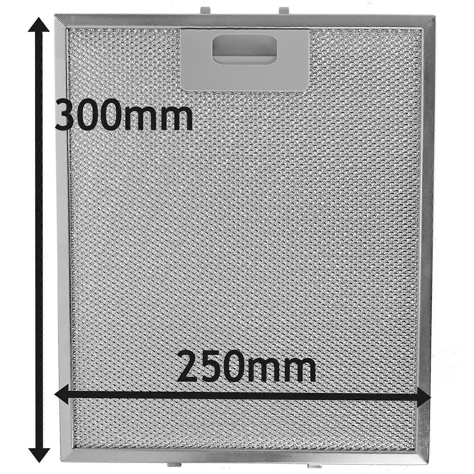 Metal Mesh Filter for Rangemaster Cooker Hood, Silver, 300x250 mm, Compatible Vent Extractor Fan Accessory