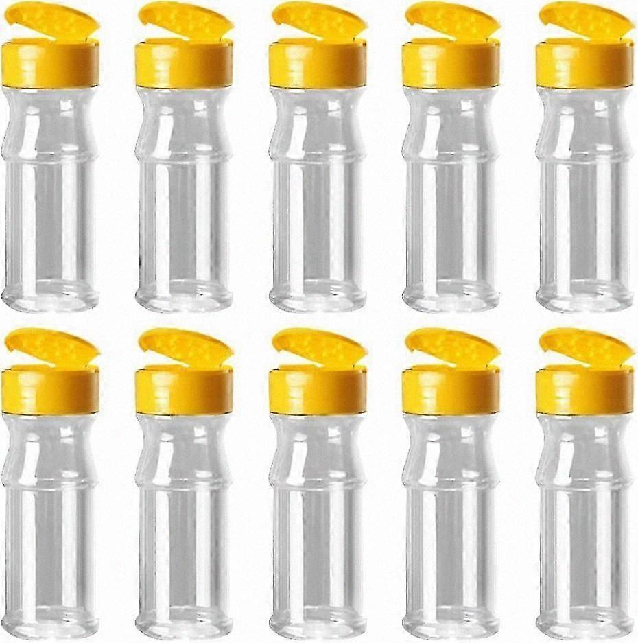 10-Pack 180ml Seasoning Containers for Spices, Herbs, BBQ Sauces, and Condiments Storage