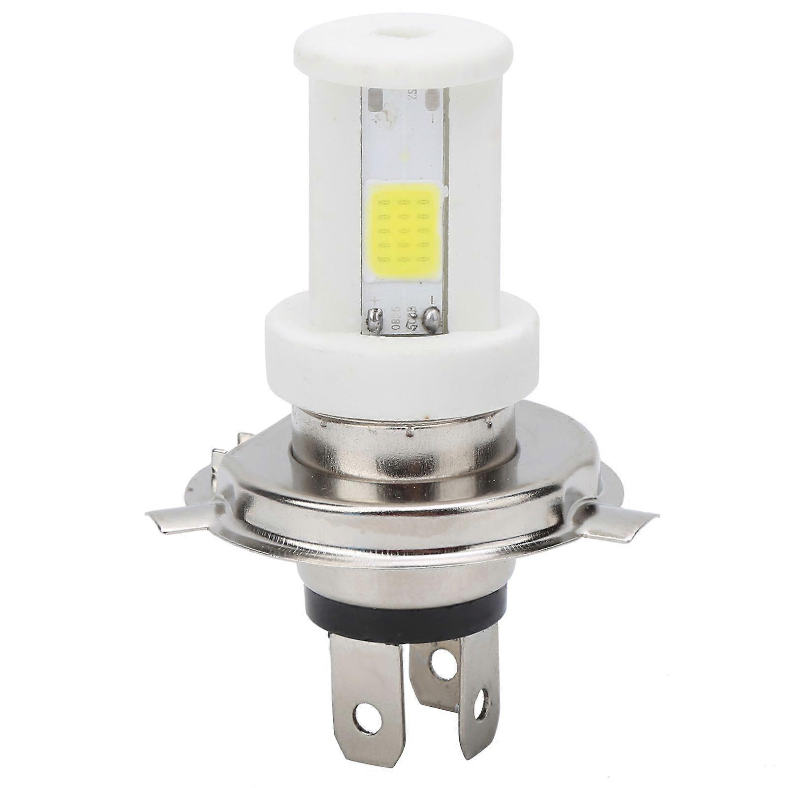 Ampoule de phare de moto LED H4, feux de route/croisement, lumière blanche, 1 080 lm, 6 500 K, 9-12 W