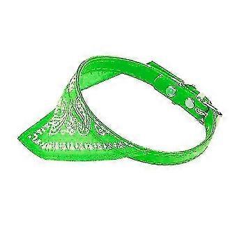 Adjustable Pet Dog Puppy Cat Neck Scarf Bandana Collar Neckerchief Green
