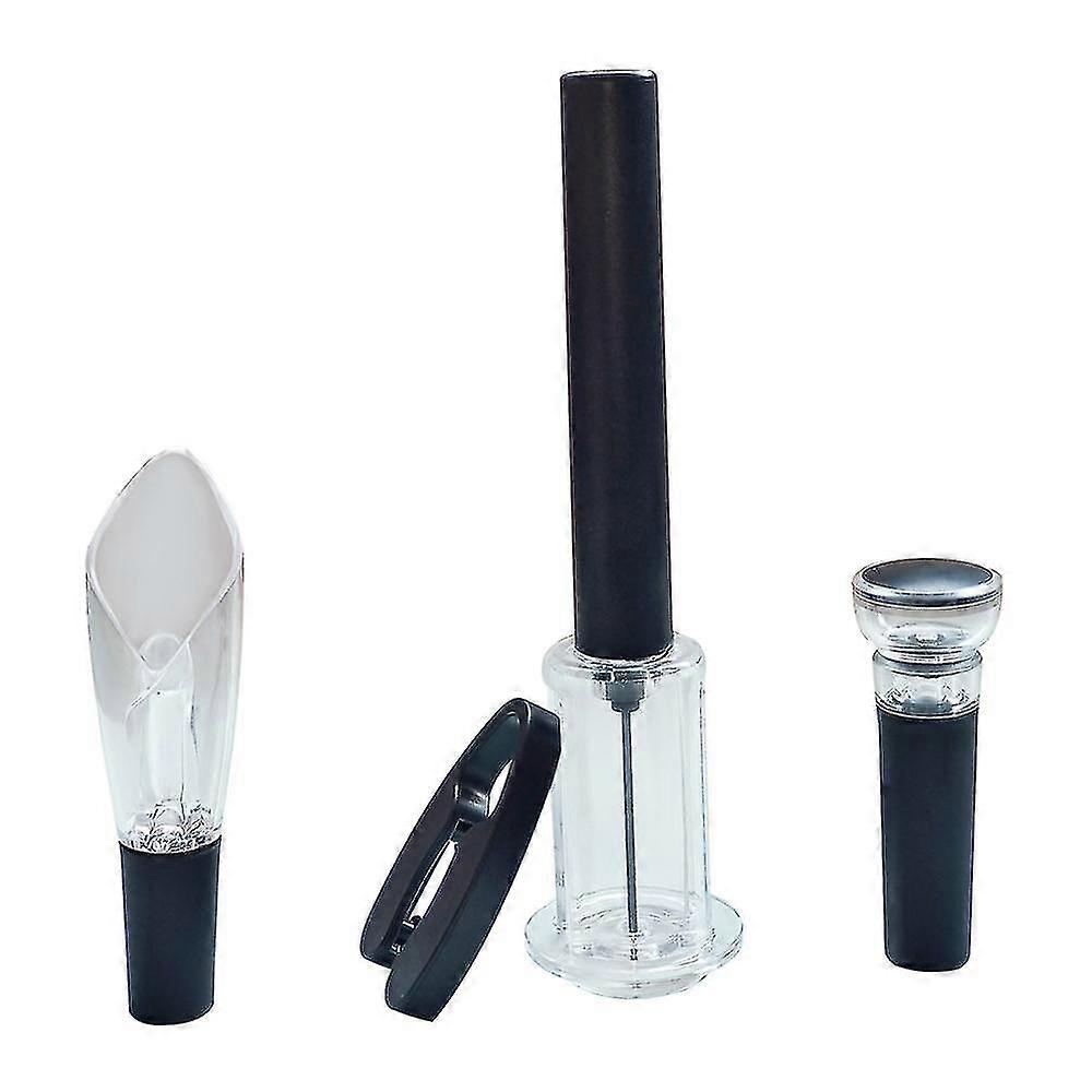 Wine Bottle Opener Set with Foil Cutter and Air Pump for Wine Enthusiasts