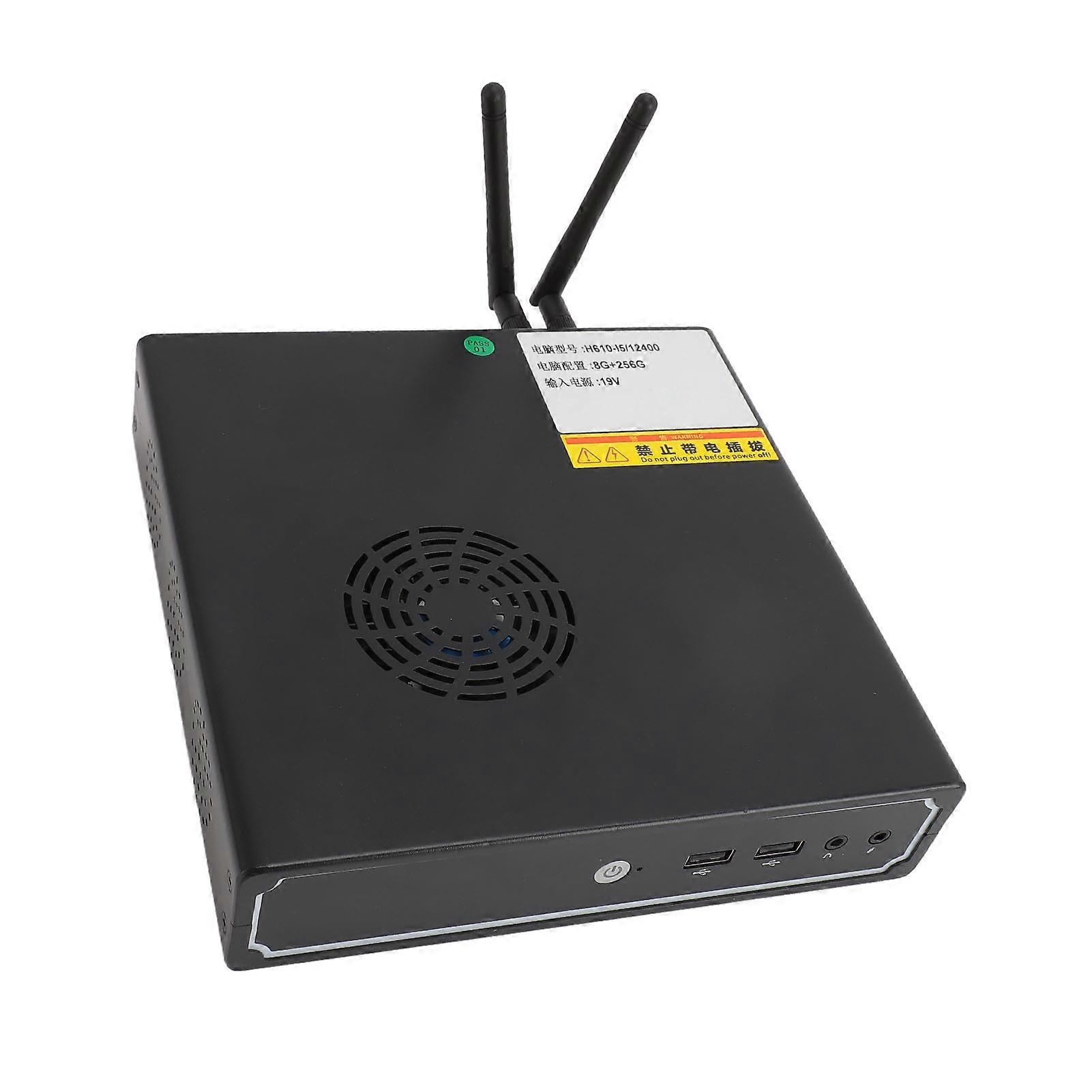 Mini PC H610 ITXV1.0 8GB DDR4 256GB SSD 19,7x19,7x4,5cm AU Stecker