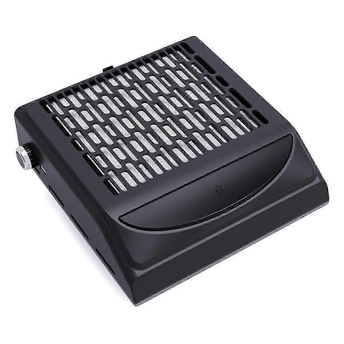 Nail Dust Collector for Manicure, Powerful Nail Fan,Black EU Plug