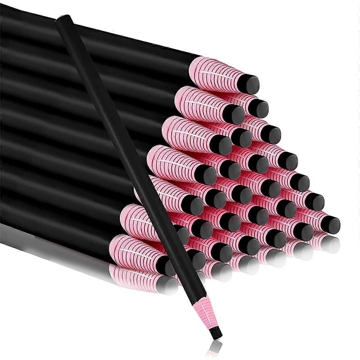 36 Pcs Off China Markers Grease Pencils for Glass Mechanical Wax Pencil Marking Crayons (Black)