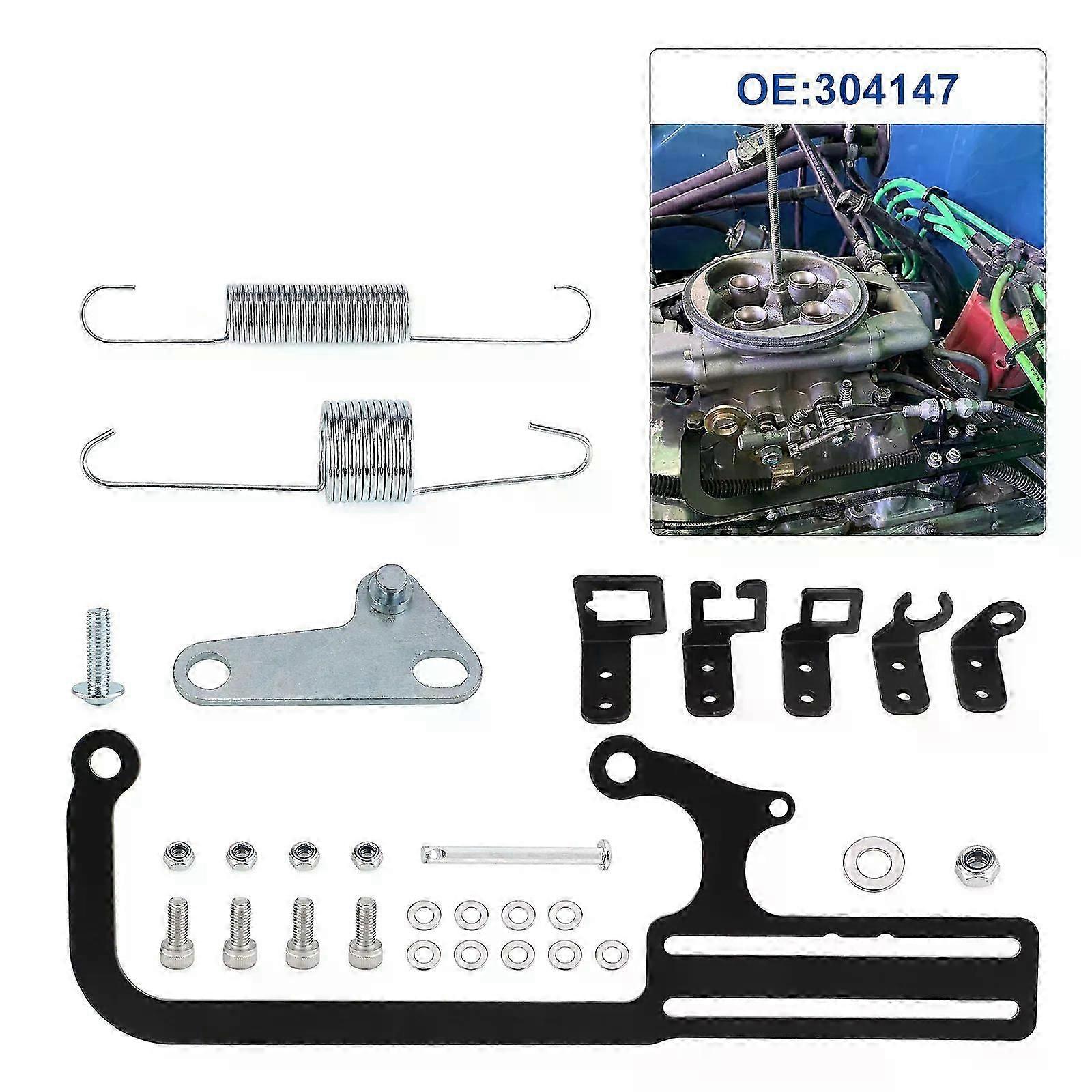 Throttle Cable Mount Bracket Cable Mounting Kit 304147 Suitable for  EZEFI Suitable for  Automatic Transmission TV Cables GM 700R4 Transmissions