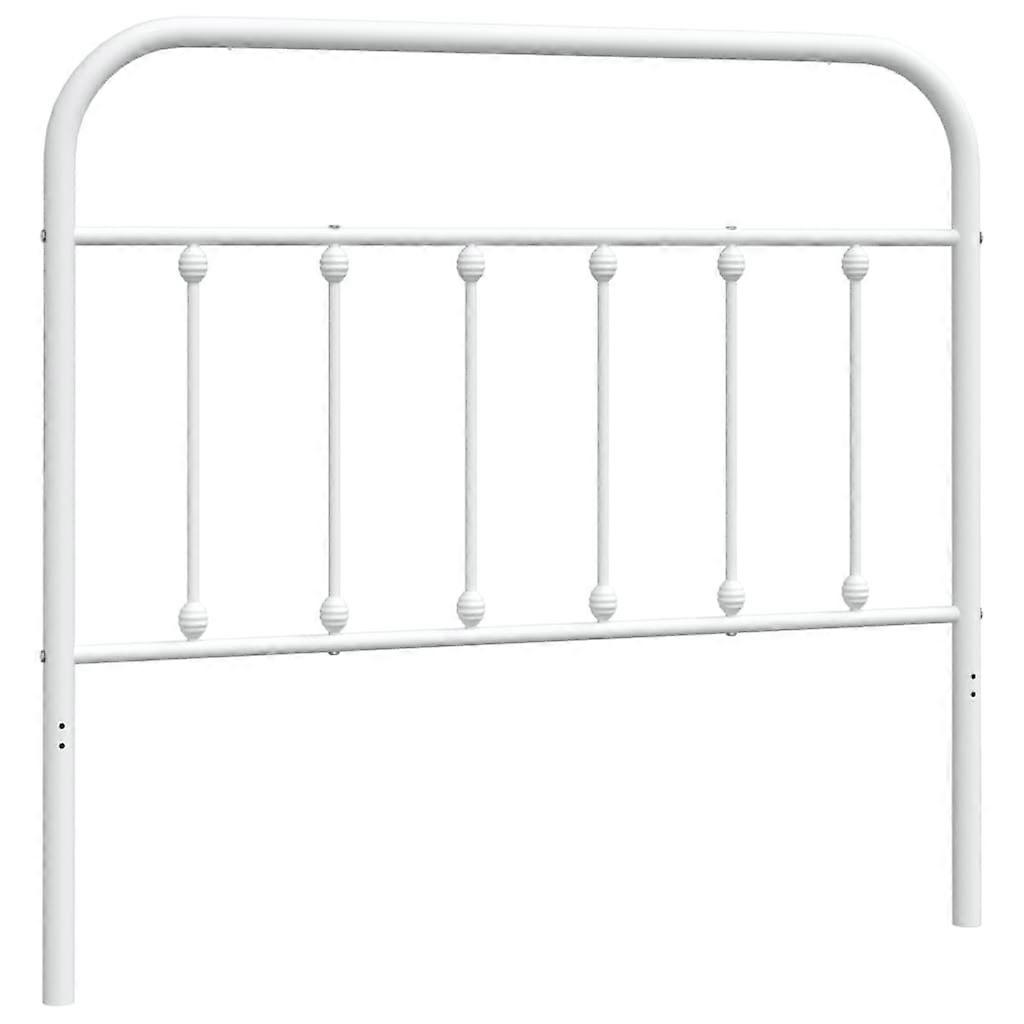 Metal Headboard White 107 Cm King Single Bed Frames