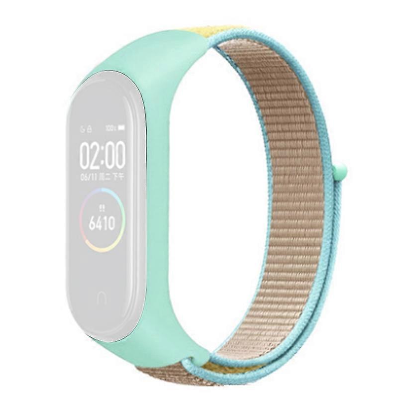 For Xiaomi Mi Band 3/4/5/6/7 Nylon Watch Band Adjustable Sport Loop Strap Wristband Replacement