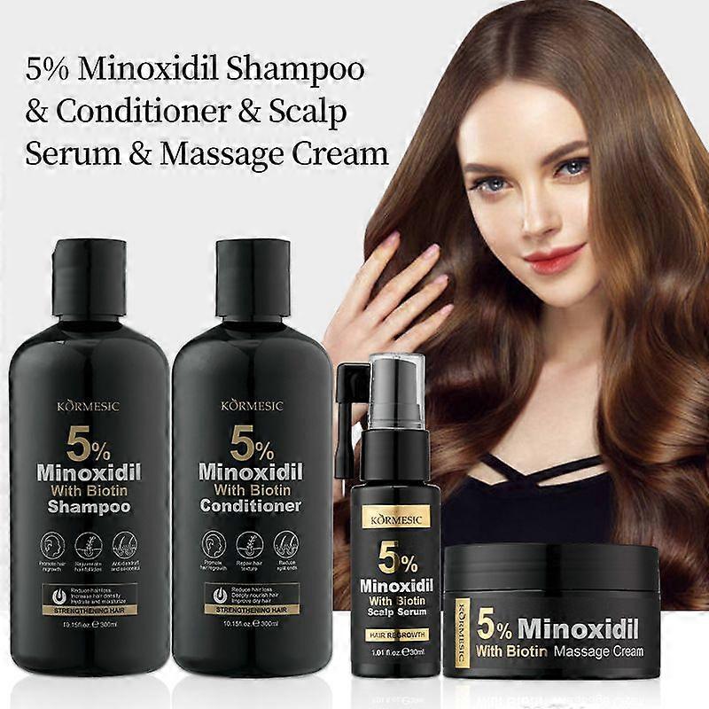 Minoxidil hajhullás elleni sampon 300ml erősíti a hajhagymákat Csökkenti a hullást