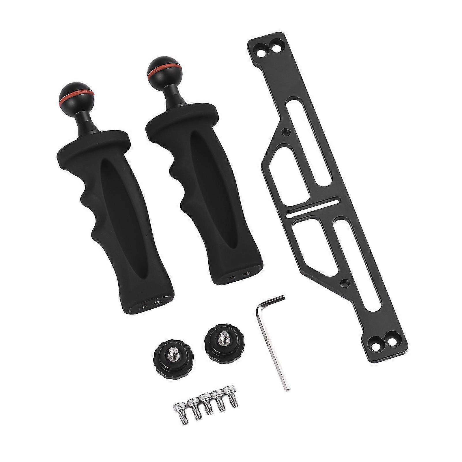 2025 Andoer Camera Diving Rig with Dual Handle Underwater Tray Stabilizer for DSLR and Sports Camera Diving Housing Bracket