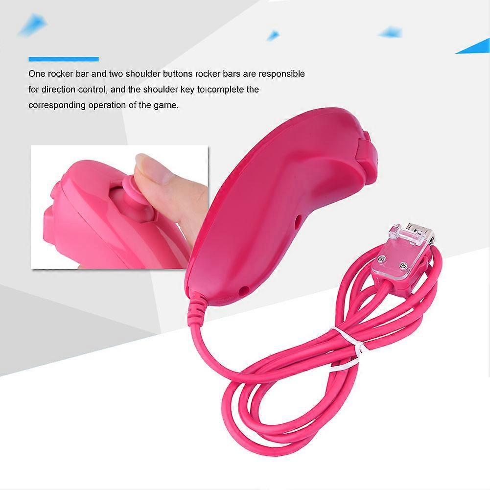 Curved Pink Game Handle Controller 10.5x3.5x3 cm Lightweight 70g