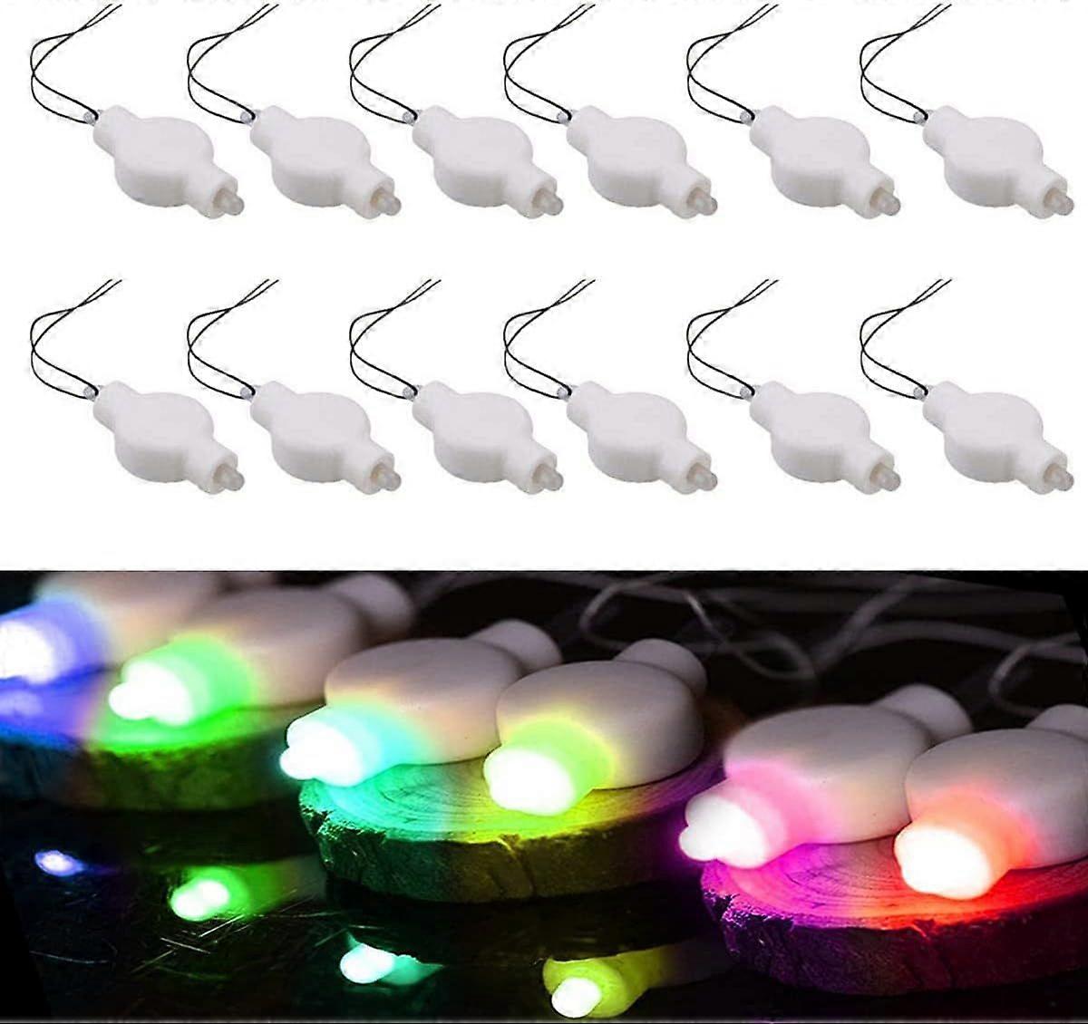 LED Lantern Lights, 12 Pack Multicolor ,Twinkle LED String Lights Decorative for Paper Lanterns Balloons Floral Festival