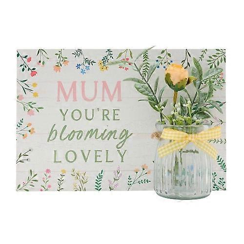 Celebrations The Cottage Garden Mum Plaque And Jar Set