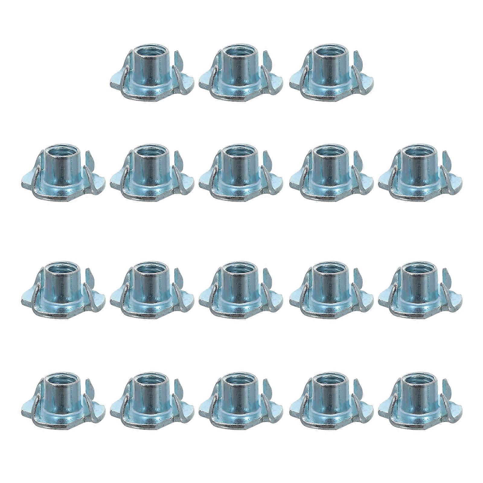 Furniture Fixing Screw Nuts Home Screw Nut Made of Iron for 18Pcs Use