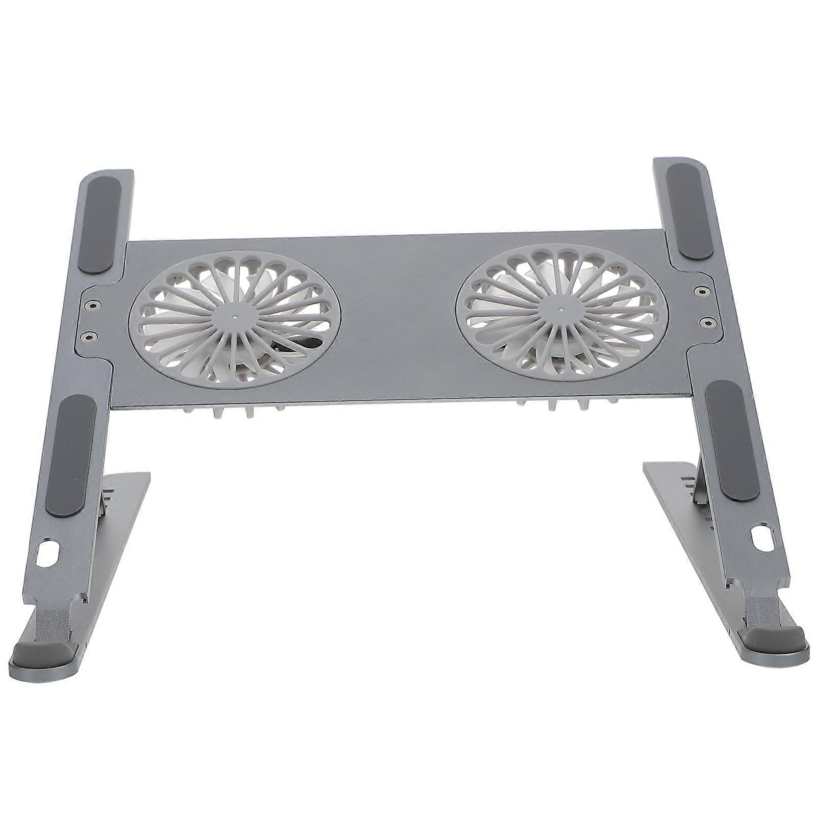 Notebook Cooler Aluminum Alloy for Computer Use with Colorful Lighting Fan