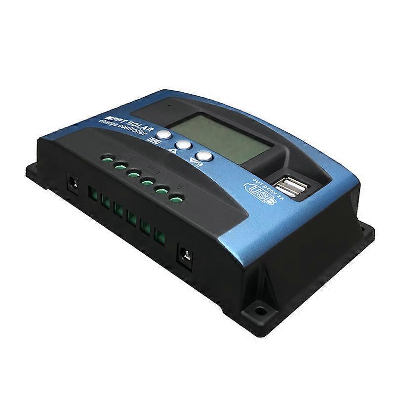 Solar Panel Controller, 100A MPPT Solar Panel Regulator 12V/24V Charge Controller Auto Focus Tracking