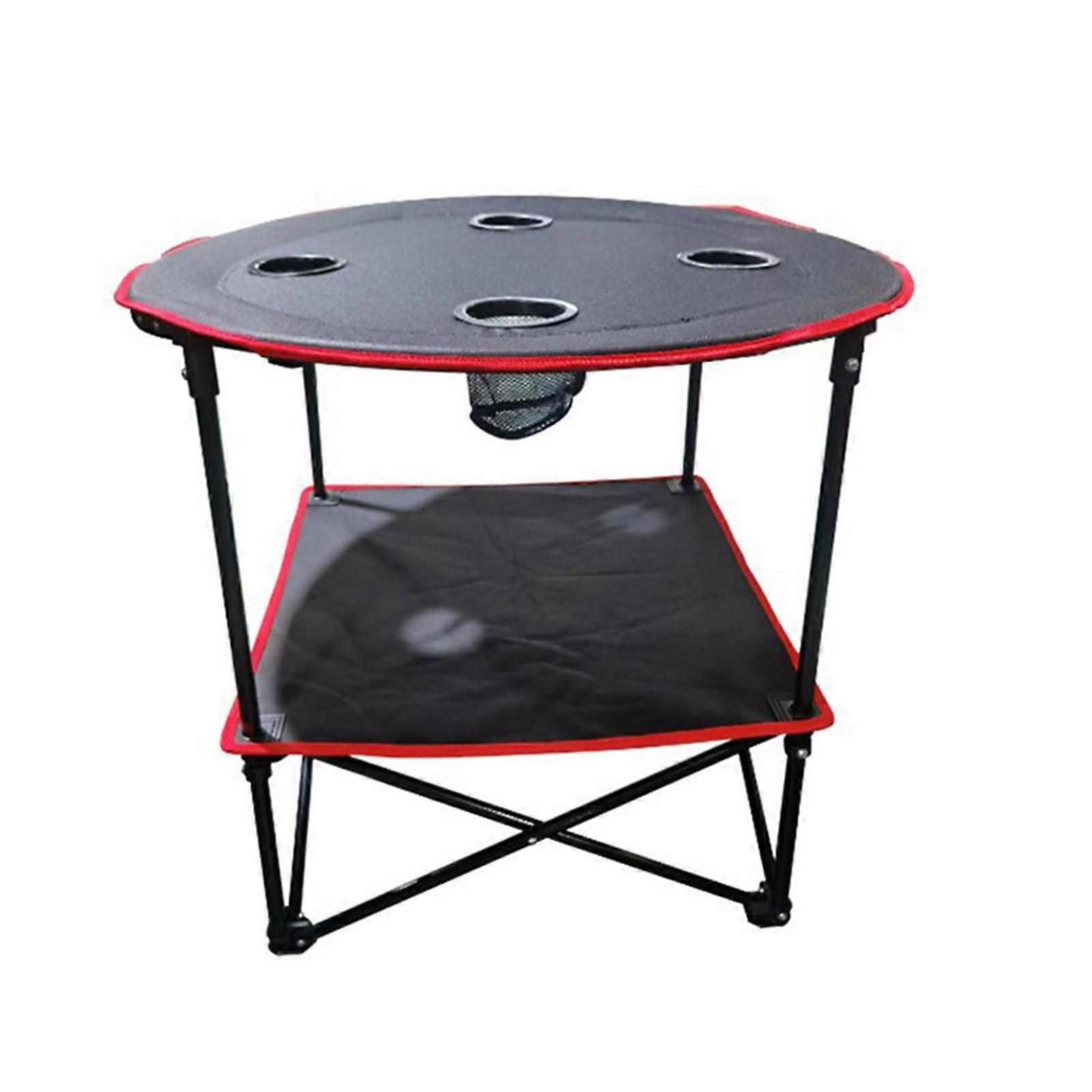 Portable Foldable Outdoor Table Waterproof Oxford Fabric for Camping, Beach, and Picnics - Lightweight and Compact Design