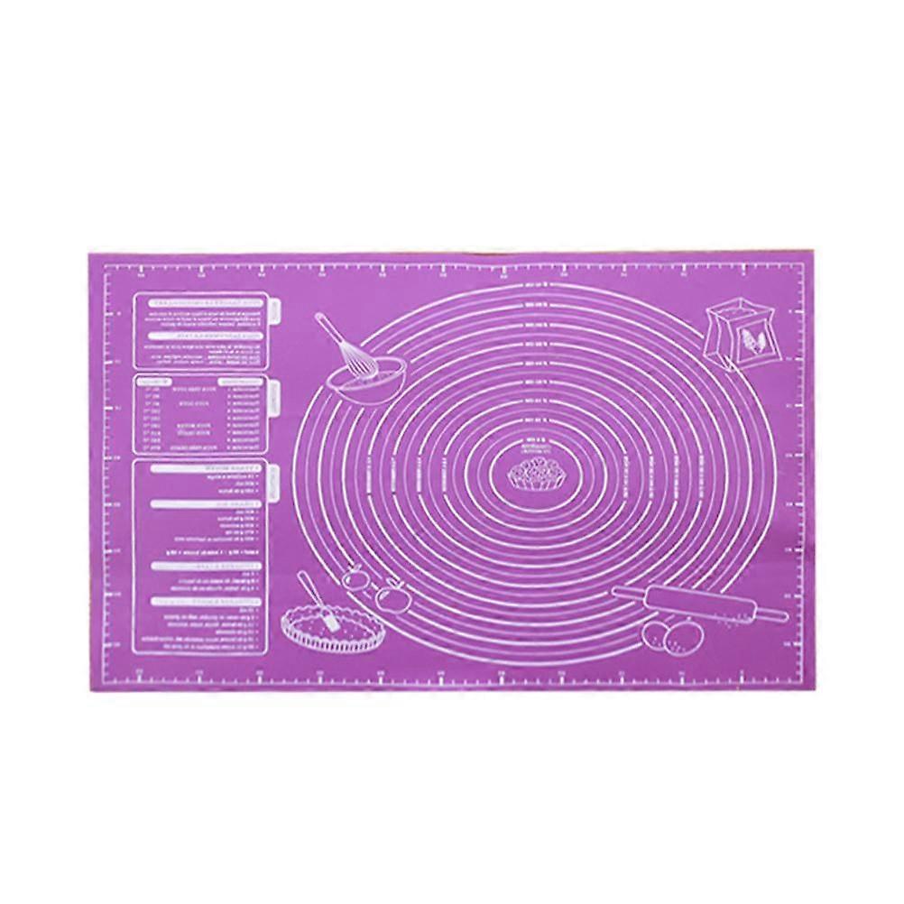 60 x 45CM Large Baking Mat Scale Design Silicone Pastry Mat Non Stick Baking Sheet Rolling Mat for Cake Dough Fondant Process