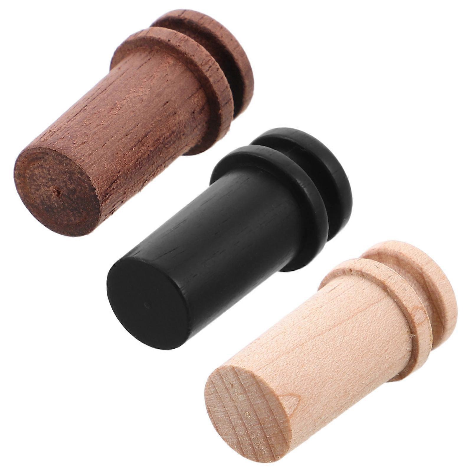 Guitar Strap Lock Pins Wood Guitar End Pins for Secure 6Pcs Set