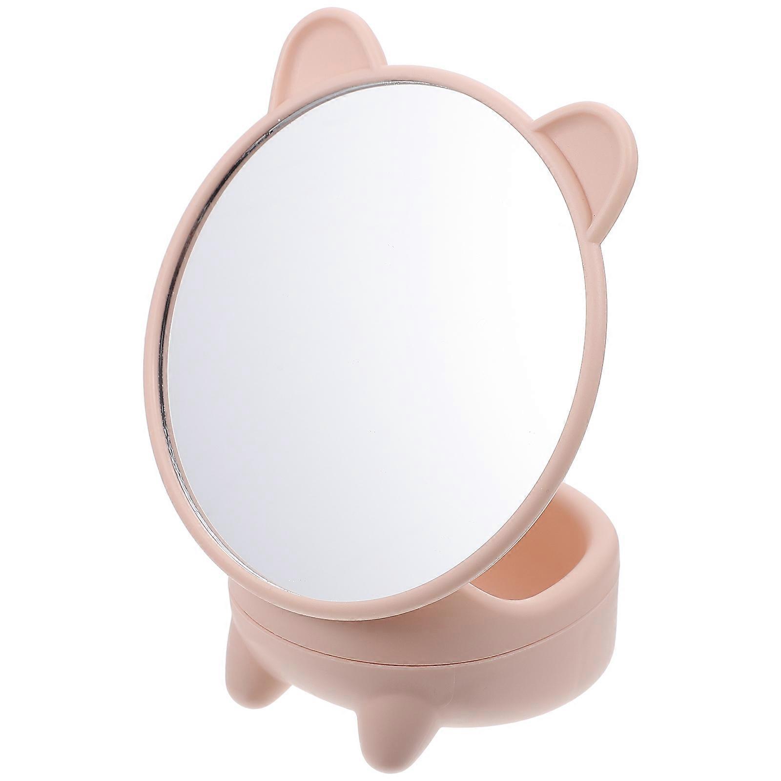 Desktop Mirror Practical Makeup Tool for Makeup Use 2Pcs