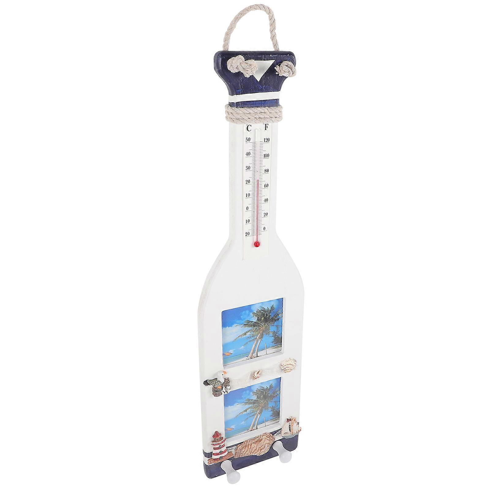 Mediterranean Paddle Wall Ornament Made of Wood for Home Use 3Pcs
