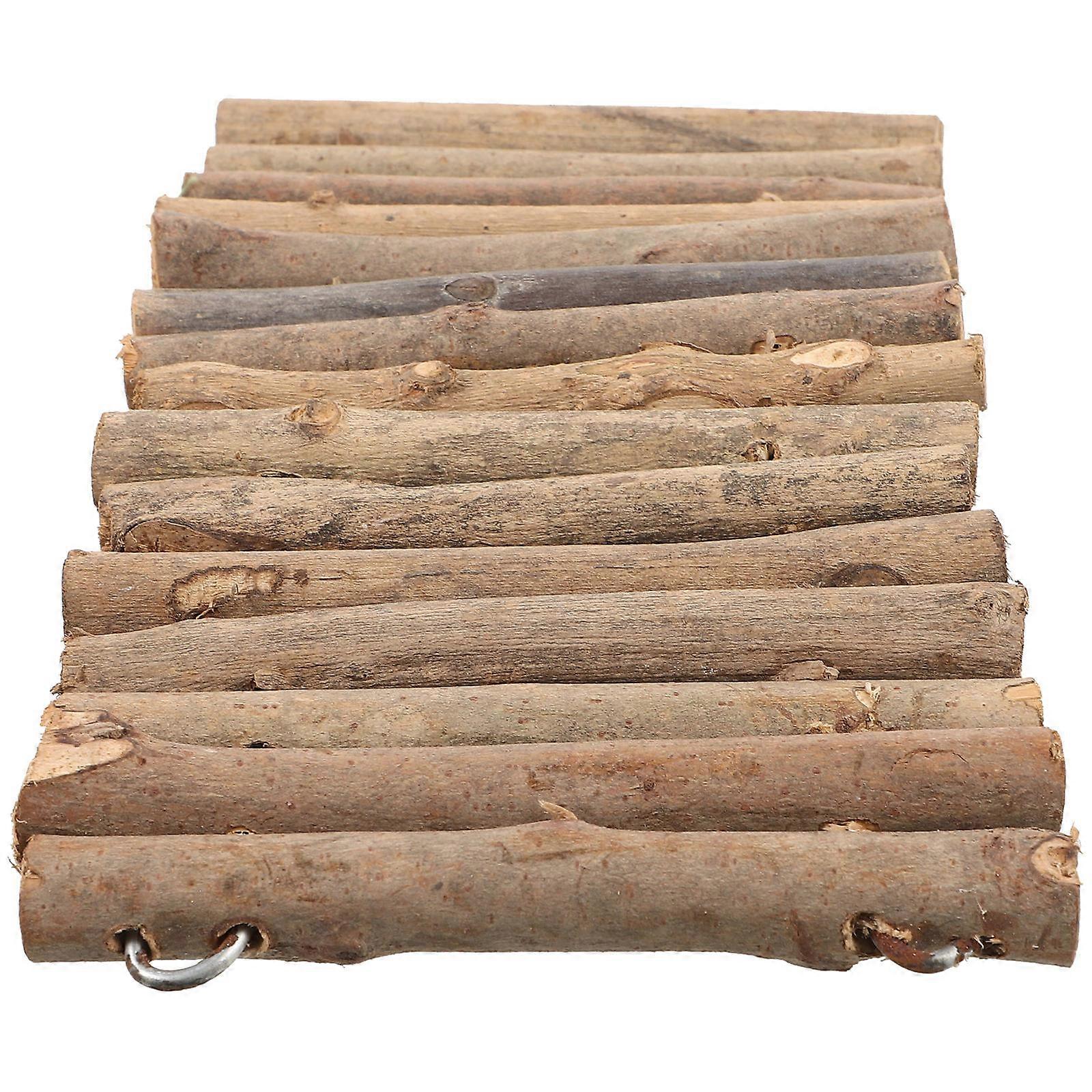 Terrarium Ornament Wooden Stick for Reptile Hideout 2Pcs Pack